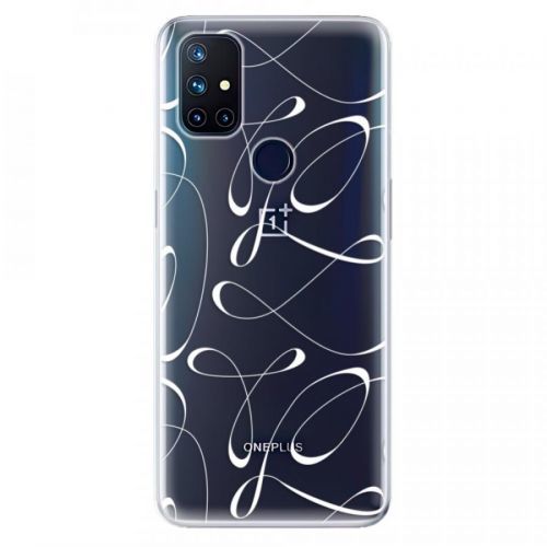 Odolné silikónové puzdro iSaprio - Fancy - white - OnePlus Nord N10 5G