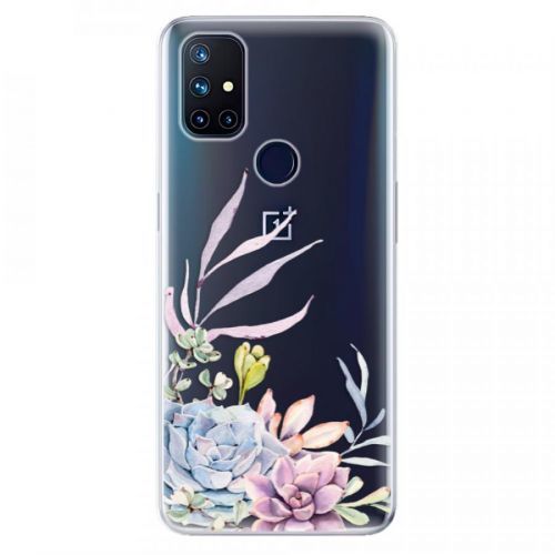 Odolné silikónové puzdro iSaprio - Succulent 01 - OnePlus Nord N10 5G
