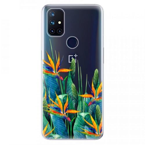 Odolné silikónové puzdro iSaprio - Exotic Flowers - OnePlus Nord N10 5G