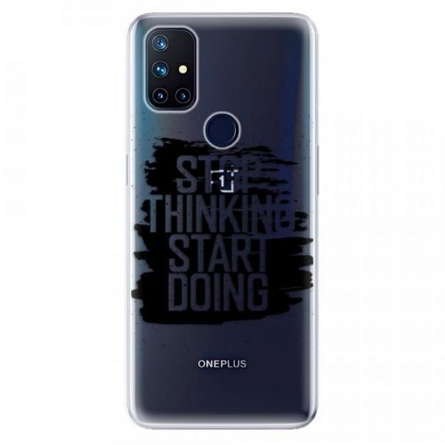 Odolné silikónové puzdro iSaprio - Start Doing - black - OnePlus Nord N10 5G