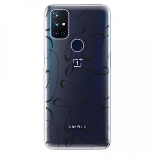 Odolné silikónové puzdro iSaprio - Fancy - black - OnePlus Nord N10 5G