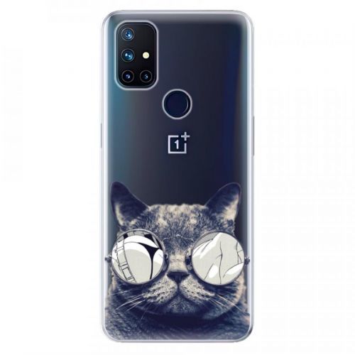 Odolné silikónové puzdro iSaprio - Crazy Cat 01 - OnePlus Nord N10 5G