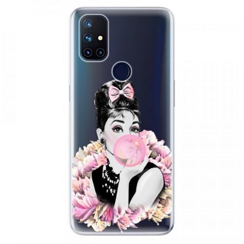Odolné silikónové puzdro iSaprio - Pink Bubble - OnePlus Nord N10 5G