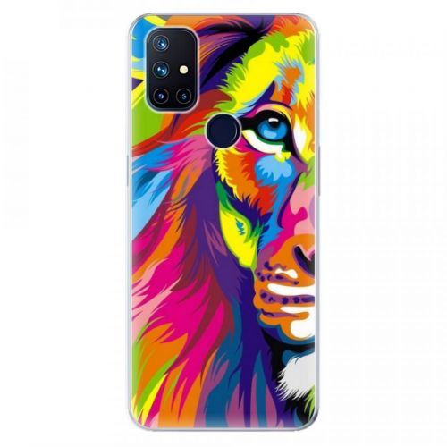 Odolné silikónové puzdro iSaprio - Rainbow Lion - OnePlus Nord N10 5G