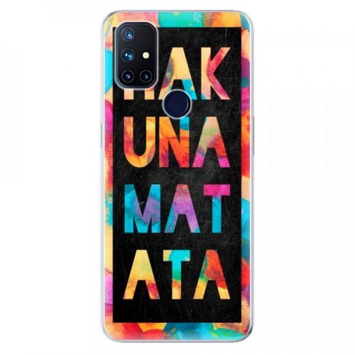 Odolné silikónové puzdro iSaprio - Hakuna Matata 01 - OnePlus Nord N10 5G