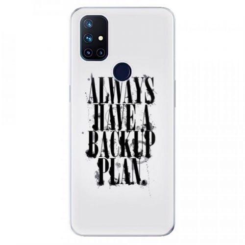 Odolné silikónové puzdro iSaprio - Backup Plan - OnePlus Nord N10 5G