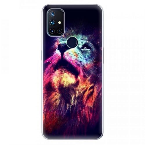 Odolné silikónové puzdro iSaprio - Lion in Colors - OnePlus Nord N10 5G