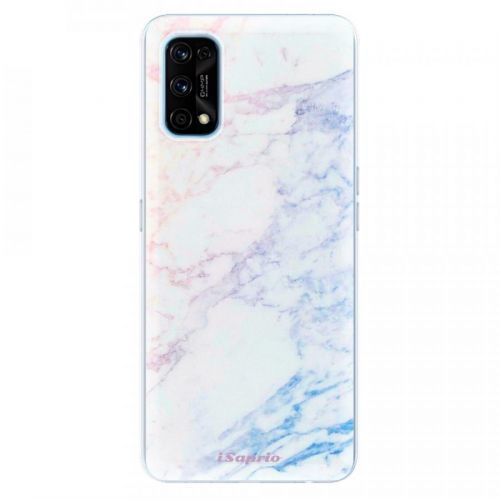 Odolné silikónové puzdro iSaprio - Raibow Marble 10 - Realme 7 Pro