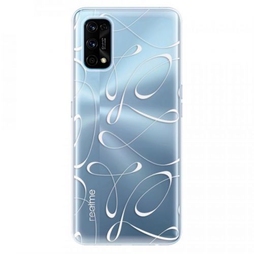 Odolné silikónové puzdro iSaprio - Fancy - white - Realme 7 Pro