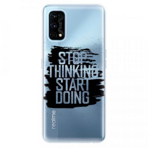 Odolné silikónové puzdro iSaprio - Start Doing - black - Realme 7 Pro