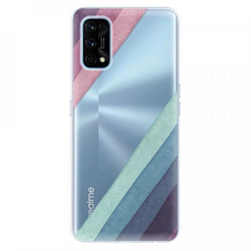 Odolné silikónové puzdro iSaprio - Glitter Stripes 01 - Realme 7 Pro