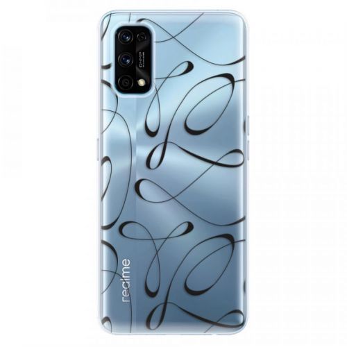 Odolné silikónové puzdro iSaprio - Fancy - black - Realme 7 Pro