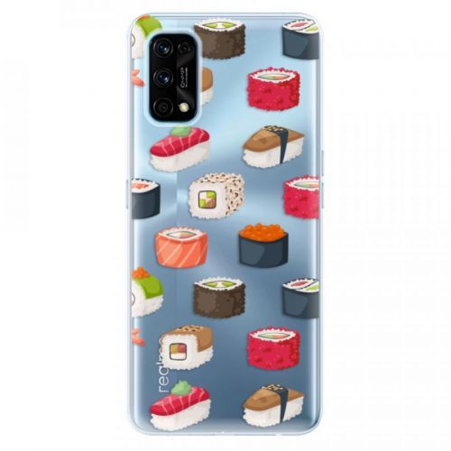 Odolné silikónové puzdro iSaprio - Sushi Pattern - Realme 7 Pro
