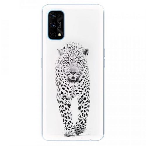 Odolné silikónové puzdro iSaprio - White Jaguar - Realme 7 Pro