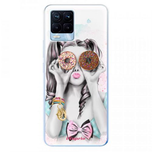 Odolné silikónové puzdro iSaprio - Donuts 10 - Realme 8 / 8 Pro