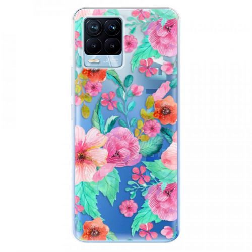 Odolné silikónové puzdro iSaprio - Flower Pattern 01 - Realme 8 / 8 Pro