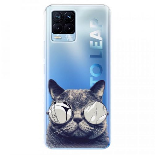 Odolné silikónové puzdro iSaprio - Crazy Cat 01 - Realme 8 / 8 Pro