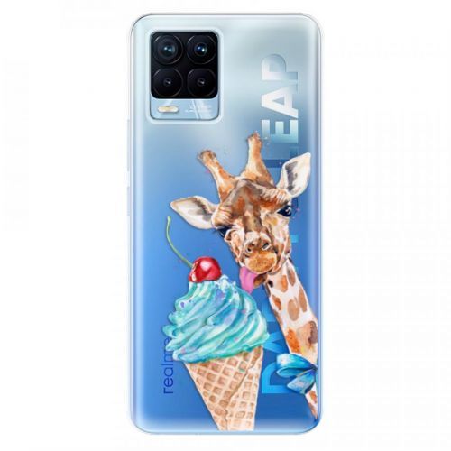 Odolné silikónové puzdro iSaprio - Love Ice-Cream - Realme 8 / 8 Pro