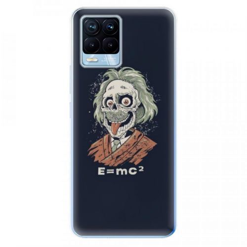 Odolné silikónové puzdro iSaprio - Einstein 01 - Realme 8 / 8 Pro