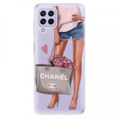 Odolné silikónové puzdro iSaprio - Fashion Bag - Samsung Galaxy A22