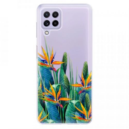Odolné silikónové puzdro iSaprio - Exotic Flowers - Samsung Galaxy A22