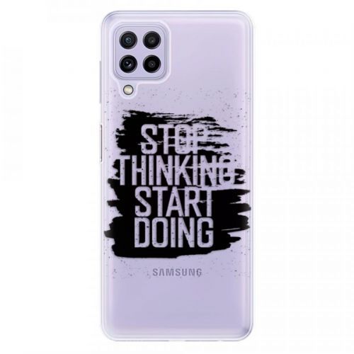 Odolné silikónové puzdro iSaprio - Start Doing - black - Samsung Galaxy A22