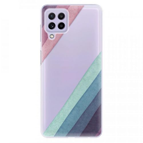 Odolné silikónové puzdro iSaprio - Glitter Stripes 01 - Samsung Galaxy A22