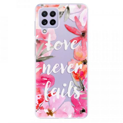 Odolné silikónové puzdro iSaprio - Love Never Fails - Samsung Galaxy A22