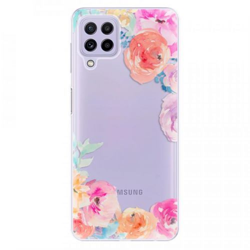 Odolné silikónové puzdro iSaprio - Flower Brush - Samsung Galaxy A22