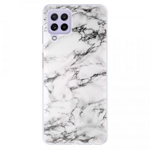 Odolné silikónové puzdro iSaprio - White Marble 01 - Samsung Galaxy A22