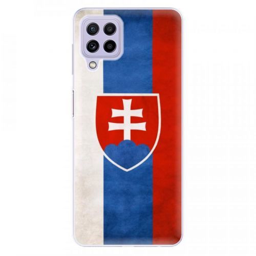Odolné silikónové puzdro iSaprio - Slovakia Flag - Samsung Galaxy A22