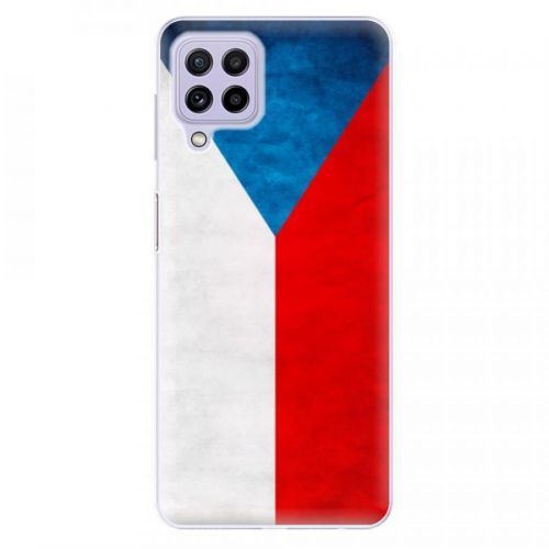 Odolné silikónové puzdro iSaprio - Czech Flag - Samsung Galaxy A22