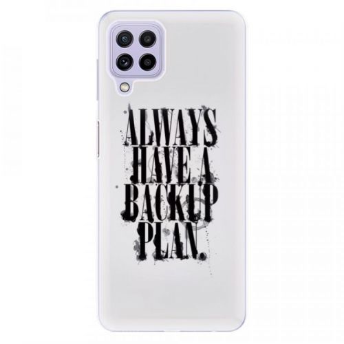 Odolné silikónové puzdro iSaprio - Backup Plan - Samsung Galaxy A22