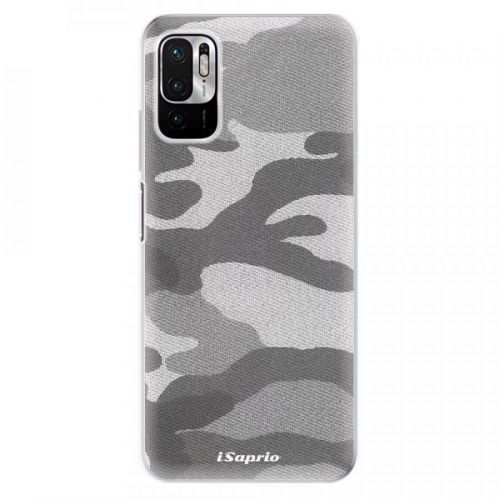 Odolné silikónové puzdro iSaprio - Gray Camuflage 02 - Xiaomi Redmi Note 10 5G