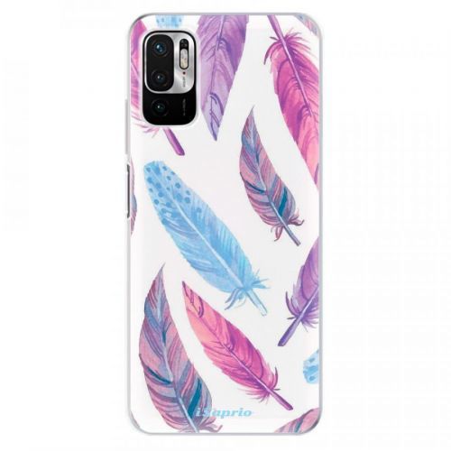 Odolné silikónové puzdro iSaprio - Feather Pattern 10 - Xiaomi Redmi Note 10 5G