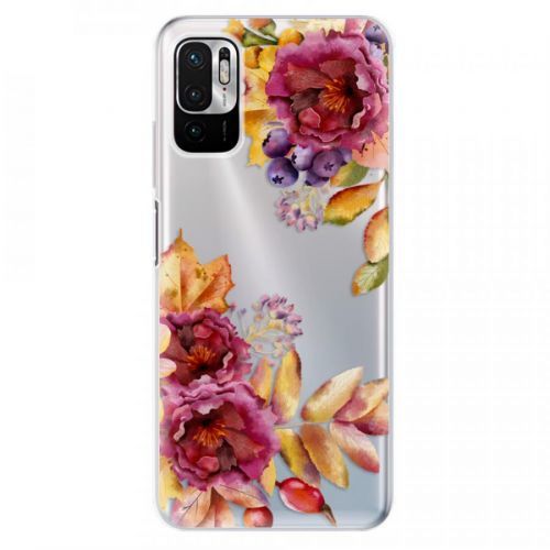 Odolné silikónové puzdro iSaprio - Fall Flowers - Xiaomi Redmi Note 10 5G