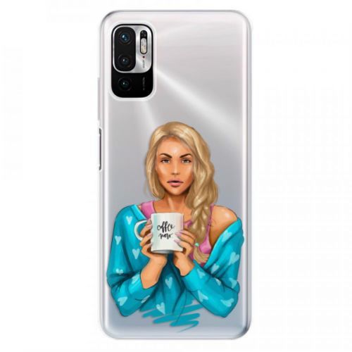 Odolné silikónové puzdro iSaprio - Coffe Now - Blond - Xiaomi Redmi Note 10 5G