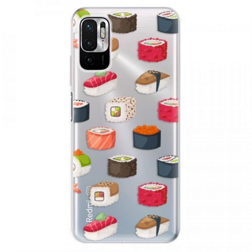 Odolné silikónové puzdro iSaprio - Sushi Pattern - Xiaomi Redmi Note 10 5G