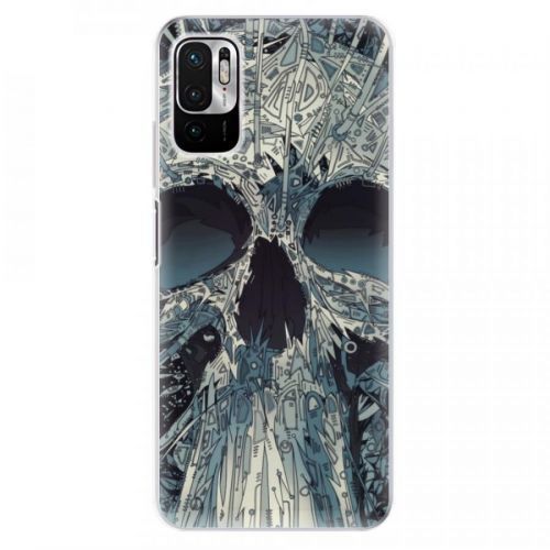 Odolné silikónové puzdro iSaprio - Abstract Skull - Xiaomi Redmi Note 10 5G