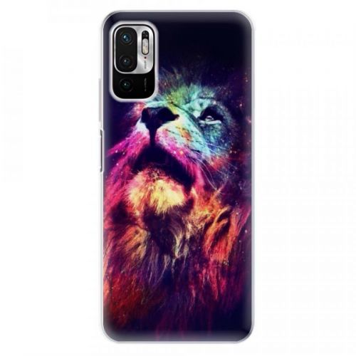 Odolné silikónové puzdro iSaprio - Lion in Colors - Xiaomi Redmi Note 10 5G