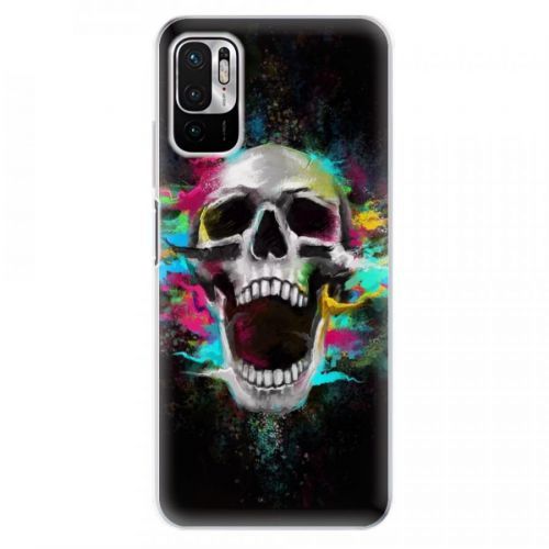 Odolné silikónové puzdro iSaprio - Skull in Colors - Xiaomi Redmi Note 10 5G