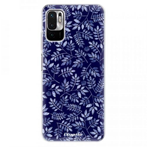 Odolné silikónové puzdro iSaprio - Blue Leaves 05 - Xiaomi Redmi Note 10 5G