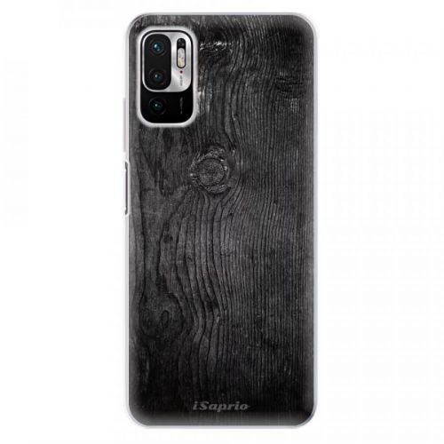 Odolné silikónové puzdro iSaprio - Black Wood 13 - Xiaomi Redmi Note 10 5G