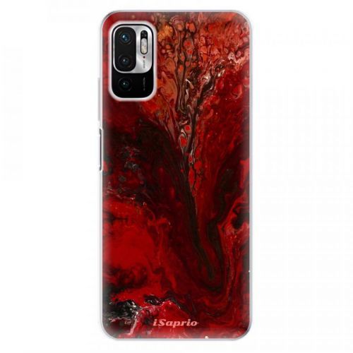 Odolné silikónové puzdro iSaprio - RedMarble 17 - Xiaomi Redmi Note 10 5G