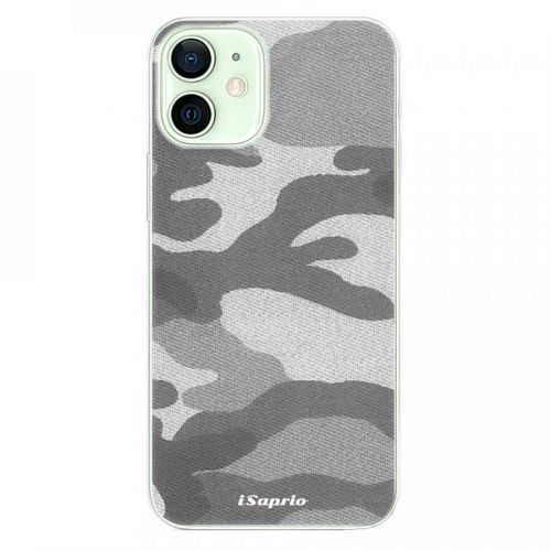 Odolné silikónové puzdro iSaprio - Gray Camuflage 02 - iPhone 12 mini