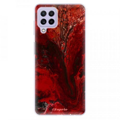 Odolné silikónové puzdro iSaprio - RedMarble 17 - Samsung Galaxy A22