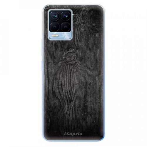 Odolné silikónové puzdro iSaprio - Black Wood 13 - Realme 8 / 8 Pro