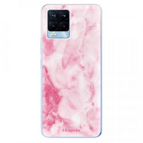 Odolné silikónové puzdro iSaprio - RoseMarble 16 - Realme 8 / 8 Pro