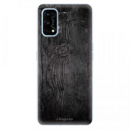 Odolné silikónové puzdro iSaprio - Black Wood 13 - Realme 7 Pro