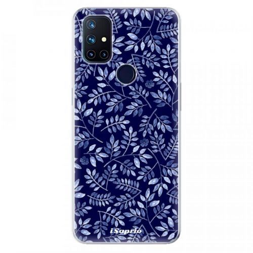 Odolné silikónové puzdro iSaprio - Blue Leaves 05 - OnePlus Nord N10 5G